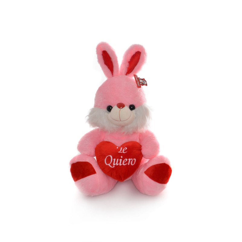 CONEJO PELUCHE CORAZON, Envío 48/72 horas